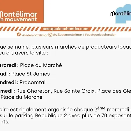 Apartamento Centre-ville Confort Montélimar